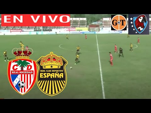 REAL ESPAÑA VS REAL SOCIEDAD EN VIVO  HONDURAS: Liga Nacional - Apertura - Jornada 10GRANEGA