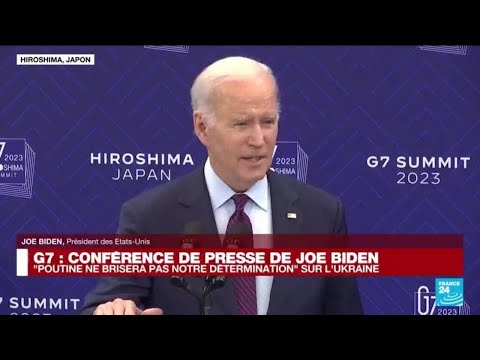 Replay : conférence de presse de Joe Biden au G7 • FRANCE 24