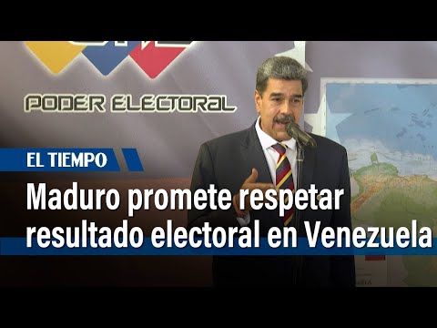 Maduro promete respetar resultado electoral en Venezuela mientras aumentan arrestos