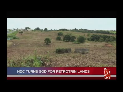 Sod Turned For Phase I Of Petrotrin Residential Lots Programme