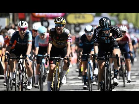 Tour de France Femmes : Lorena Wiebes s'impose à Paris et remporte le premier maillot jaune