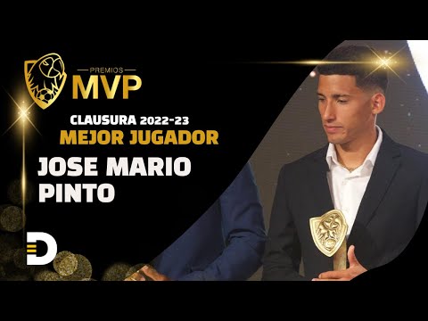 José Mario Pinto es el jugador MVP del Torneo Clausura 2022-2023