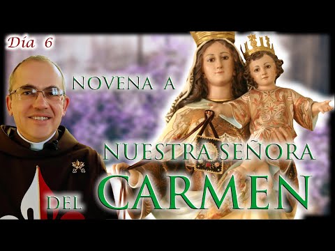 6o día, Novena de N S del Carmen. P. Manuel Rodríguez.Vida pública de Jesús. Caballeros de la Virgen