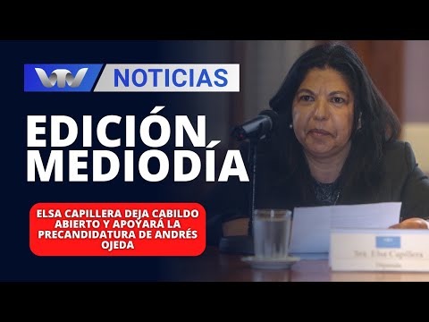 Edición Mediodía 09/02 | Elsa Capillera deja CA y apoyará la precandidatura de Andrés Ojeda