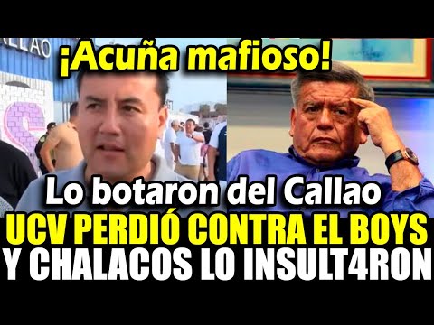 Richard Acuña fue repudiad0 e insultad0 en el Callao: le gritaron mafios0 tras perder contra el boys