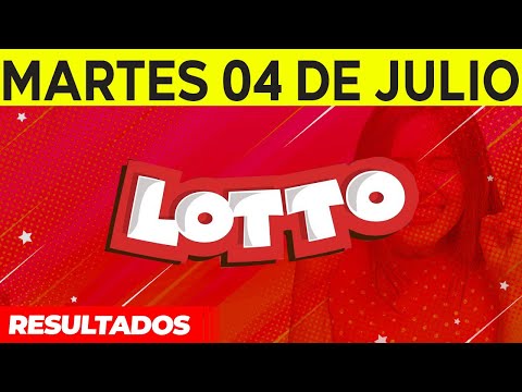 Resultados del Lotto del Martes 4 de Julio del 2023