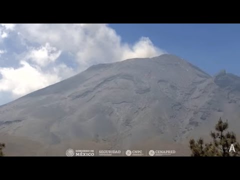 #Popocatépetl | Mucho vapor saliendo del #Volcan