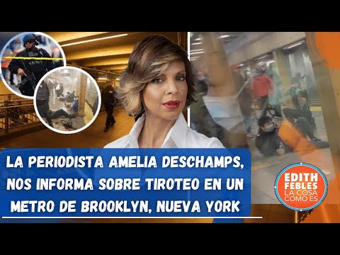 La periodista Amelia Deschamps, nos informa sobre tiroteo en un metro de Brooklyn, Nueva York