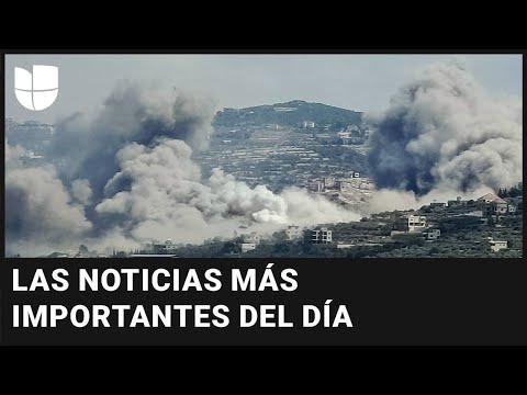 Cientos de muertos por bombardeos israelíes en Líbano: las noticias más importantes en cinco minutos