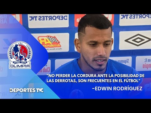 Edwin Rodríguez y su petición al fútbol hondureño antes del duelo contra Motagua