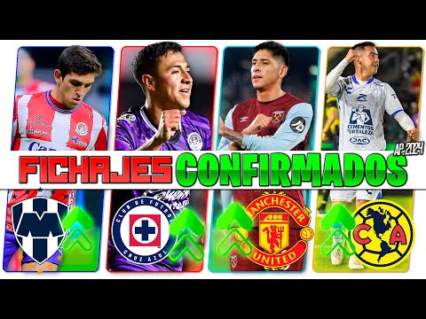 FICHAJE OFICIAL A CRUZ AZUL | EDSON AL UNITED | RUMORES Y FICHAJES APERTURA 2024 | LIGA MX