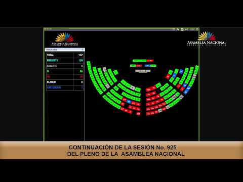 Votación de la resolución - Sesión 925