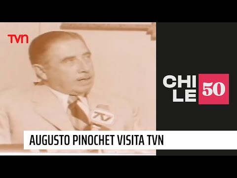 Augusto Pinochet visita Televisión Nacional de Chile | #Chile50