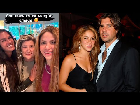 Shakira sorprendió al reencontrarse con la madre de Antonio de la Rúa, su ex suegra