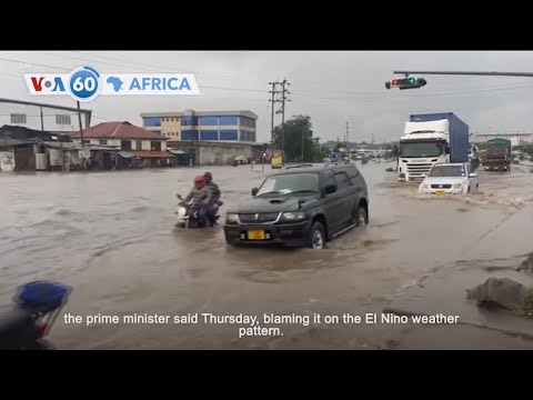 VOA60 Africa - Floods in Tanzania have killed 155 people and affected more that 200,000 others