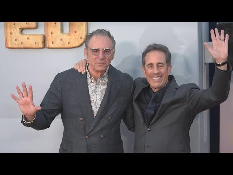 Jerry Seinfeld and Michael Richards Reunite on Red Carpet