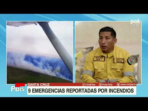 9 emergencias reportadas por incendios