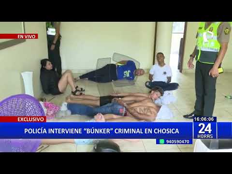 PNP interviene “Bunker” de criminales extranjeros en Chosica
