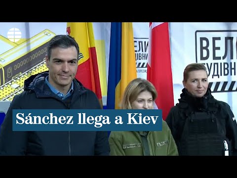 Pedro Sánchez llega a Kiev para reunirse con Zelenski