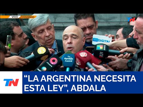 LEY DE BASES I La Argentina necesita esta ley, Bartolomé Abdala, presidente provisional del Senado
