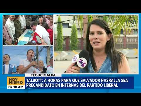 Talbott: A horas para que Salvador Nasralla sea precandidato en internas del Partido Liberal
