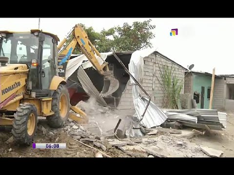 Trece casas fueron destruidas en operativos en el Guasmo Sur