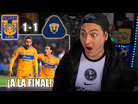 ¡TIGRES A LA  FINAL! Reacciones Tigres 1-1 Pumas Semifinal