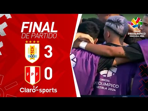 Uruguay (3-0) Perú | Resumen Final | Preolímpico Conmebol | Venezuela 2024