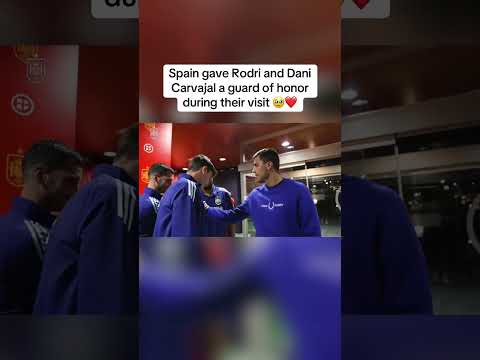 La Roja se rinde ante Rodri y Carvajal (via Seleccion Espanola) #shorts