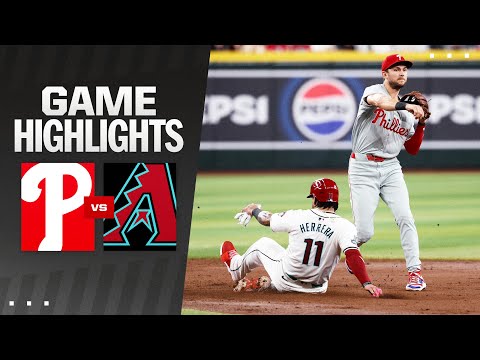 Phillies vs. D-backs Game Highlights (8/10/24) | MLB Highlights