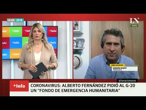 Coronavirus: Alberto Fernández pidió al G20 un fondo de emergencia humanitaria