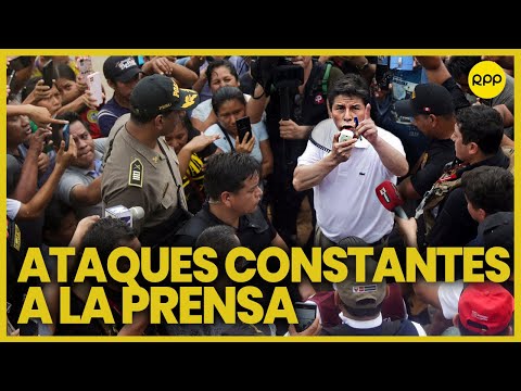 Escenario tenebroso para la prensa peruana ante discurso violento de Pedro Castillo