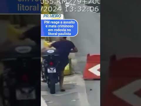 PM reage a assalto e mata criminoso em rodovia no litoral paulista