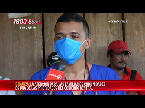 MINSA realiza consultas médicas en comunidades de Bonanza - Nicaragua