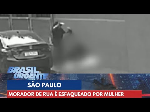 Morador de rua é esfaqueado por mulher enquanto dormia | Brasil Urgente