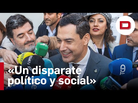 El rotundo mensaje de Juanma Moreno al «chantaje» del independentismo