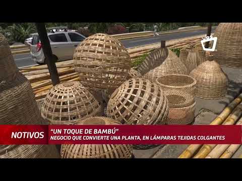Arte en bambú, la artesanía auténtica de Catarina en Masaya