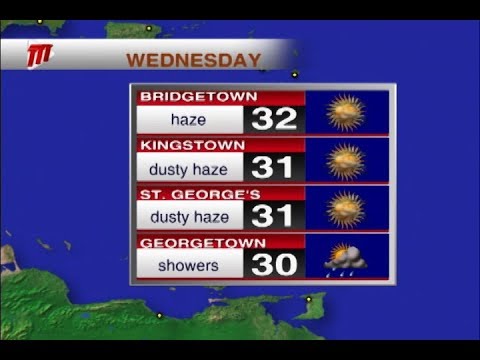 Caribbean Travel Weather - Wednesday 13th May 2020
