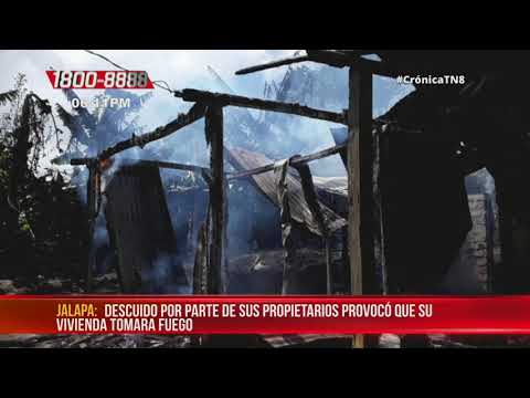 Familia pierde sus enseres en un voraz incendio en Murra-Nueva Segovia – Nicaragua