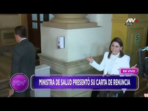 Rosa Gutiérrez anunció que presentó su carta de renuncia como ministra de Salud