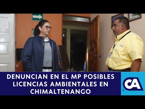 Ministra de Ambiente denuncia indicios de licencias ambientales falsas en Chimaltenango