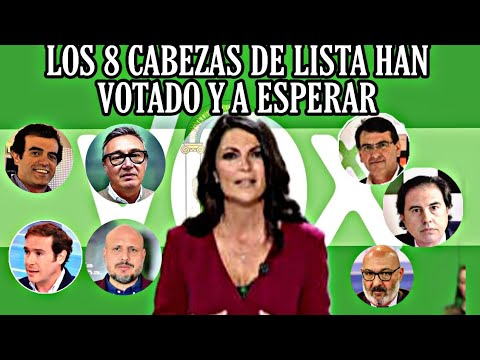 LOS CANDIDATOS DE VOX POR PROVINCIA HAN VOTADO, AHORA TOCA ESPERAR EL RESULTADO...SUERTE PARA TODOS