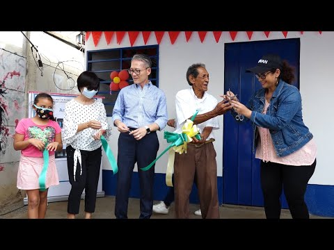 ALMA y Taiwán entregan vivienda a familia del barrio Edgard Munguía