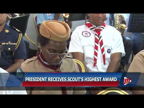 President Receives Scout's Highest Award