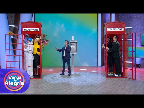 Alan Estrada e Isabella Castillo se divierten jugando '¡Qué apretados!'. | Venga La Alegría