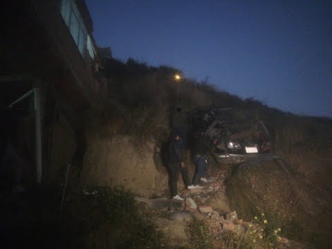 Un taxi se accidenta en Valle Hermoso y el conductor se salva