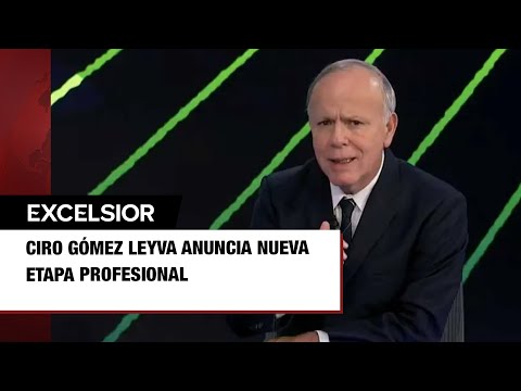 Ciro Gómez Leyva anuncia nueva etapa profesional; el legado periodístico continúa