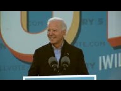 Biden warns of high stakes in Georgia Senate races