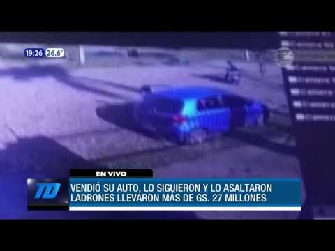 Asaltan a brasileño tras vender su vehículo en Loma Pytâ
