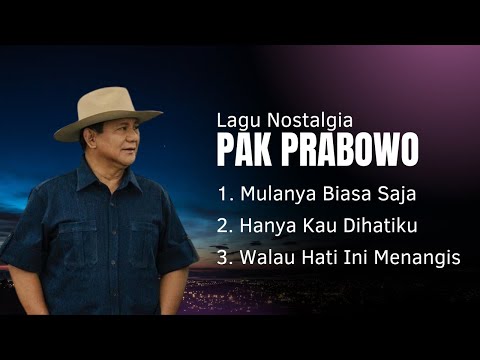 Pak Prabowo Menyanyikan Lagu Nostalgia yang Mengharukan - Dengarkan Sekarang!